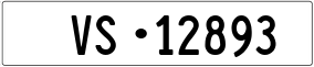 Truck License Plate